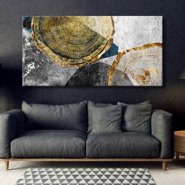 Soyut Dekoratif Kanvas Tablo - VOOV2154