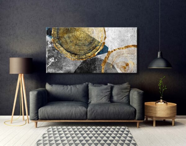 Soyut Dekoratif Kanvas Tablo - VOOV2154