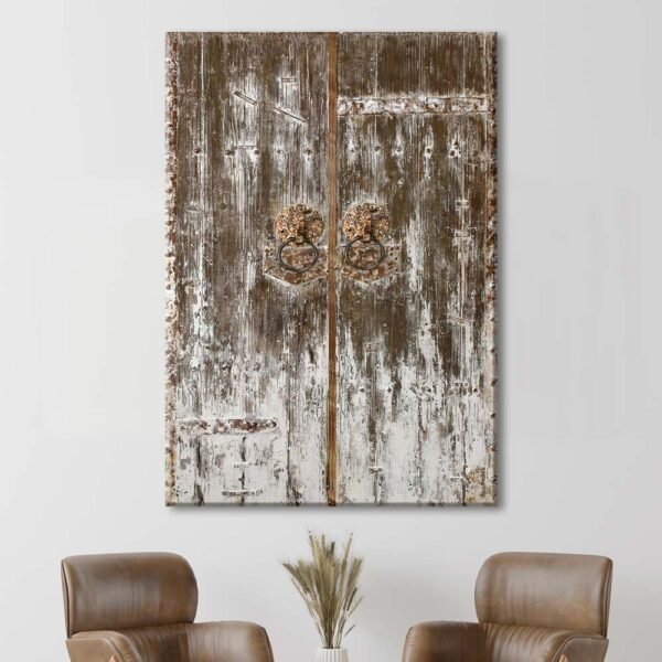 Tarihi Panjurlu Pencere Kanvas Tablo - VOOV2203