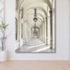 Retro Mimari Yapı Koridor Dekoratif Kanvas Tablo - VOOV2238