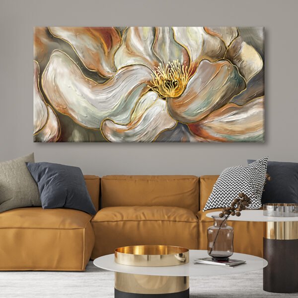 Dekoratif Çiçek Kanvas Tablo - VOOV2255