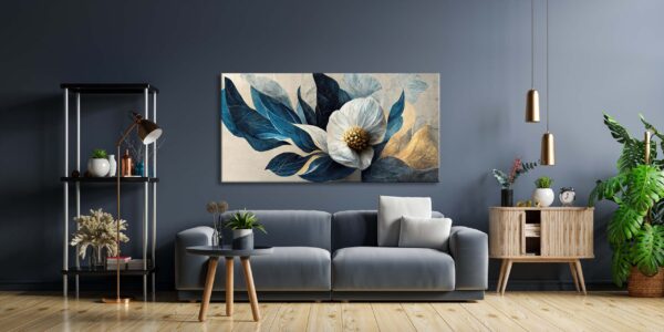 Dekoratif Çiçek Kanvas Tablo - VOOV2314