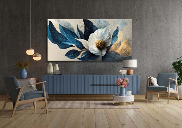 Dekoratif Çiçek Kanvas Tablo - VOOV2314