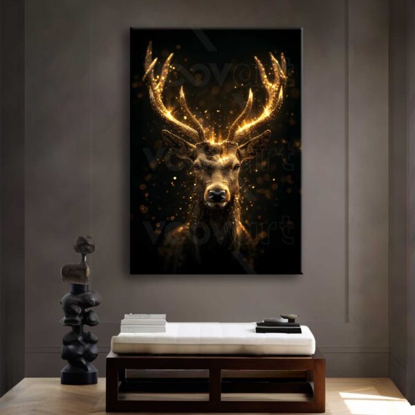 Muhteşem Geyik Dekoratif Kanvas Tablo - VOOV2345