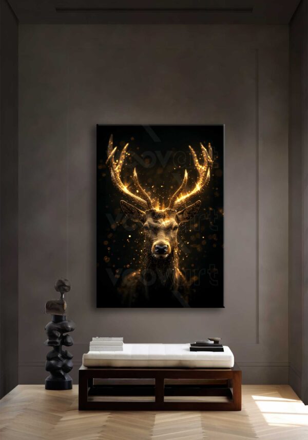 Muhteşem Geyik Dekoratif Kanvas Tablo - VOOV2345