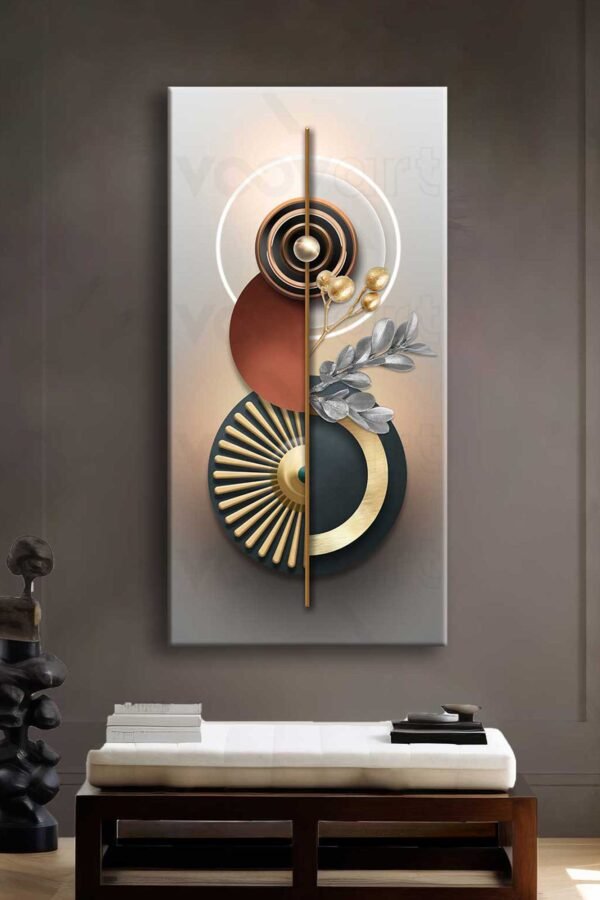 Modern Soyut Dekoratif Kanvas Tablo - VOOV2353