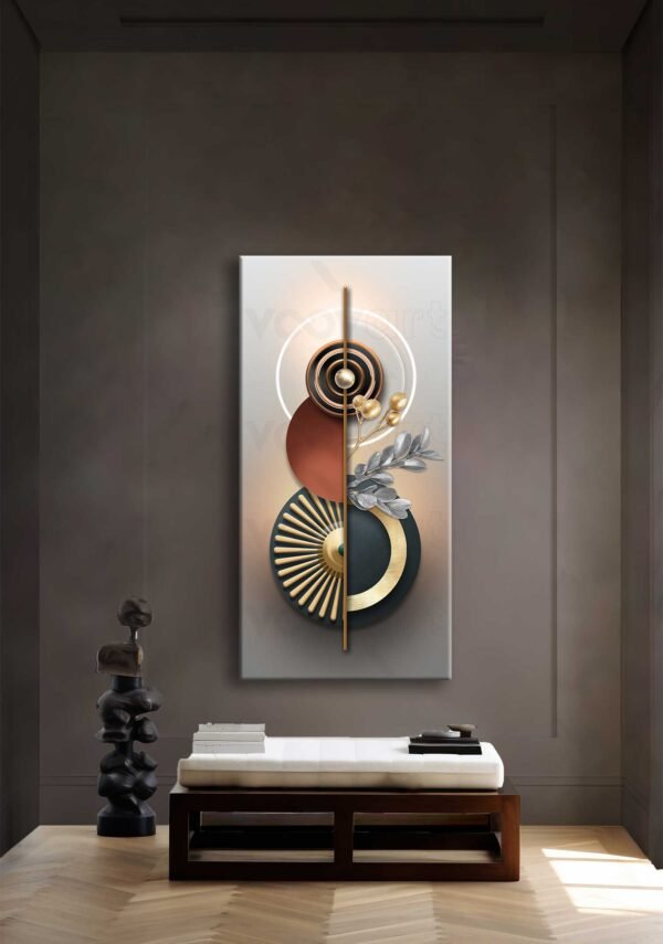 Modern Soyut Dekoratif Kanvas Tablo - VOOV2353