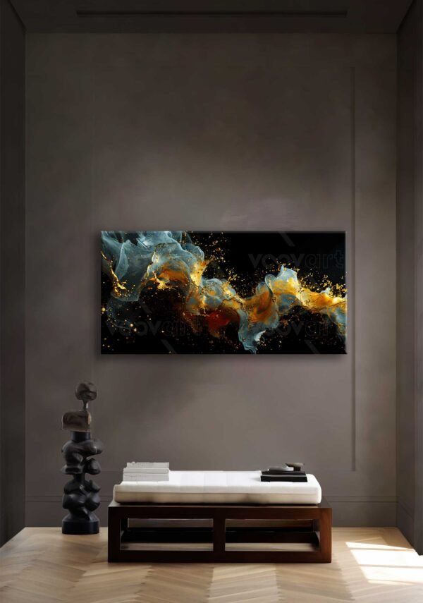 Modern Soyut Dekoratif Kanvas Tablo - VOOV2355