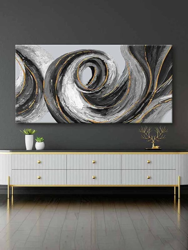 Modern Soyut Dekoratif Kanvas Tablo - VOOV2379