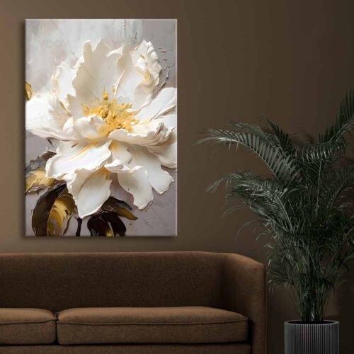 Cennet Gülü Dekoratif Kanvas Tablo - VOOV2413