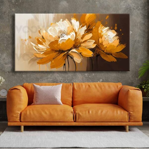 Dekoratif Çiçekler Kanvas Tablo - VOOV2434