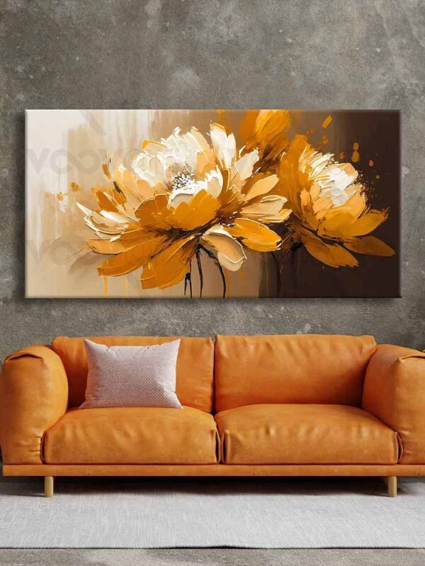 Dekoratif Çiçekler Kanvas Tablo - VOOV2434