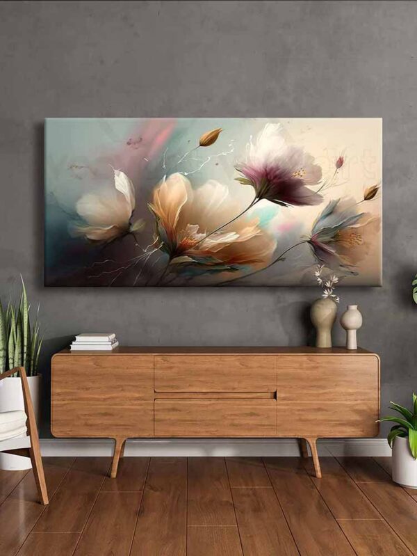 Dekoratif Çiçekler Kanvas Tablo - VOOV2436