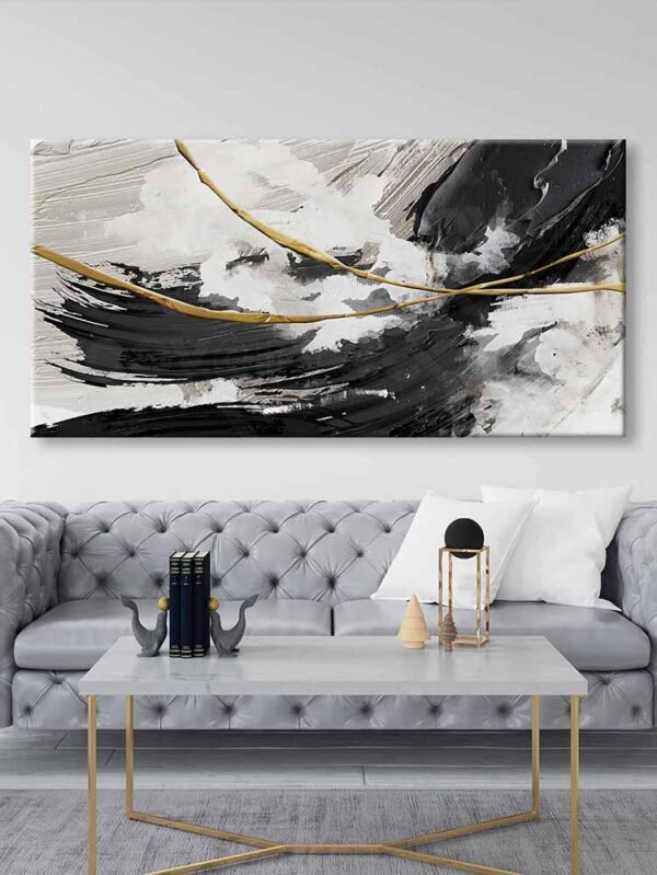 Soyut Dekoratif Kanvas Tablo - VOOV2464