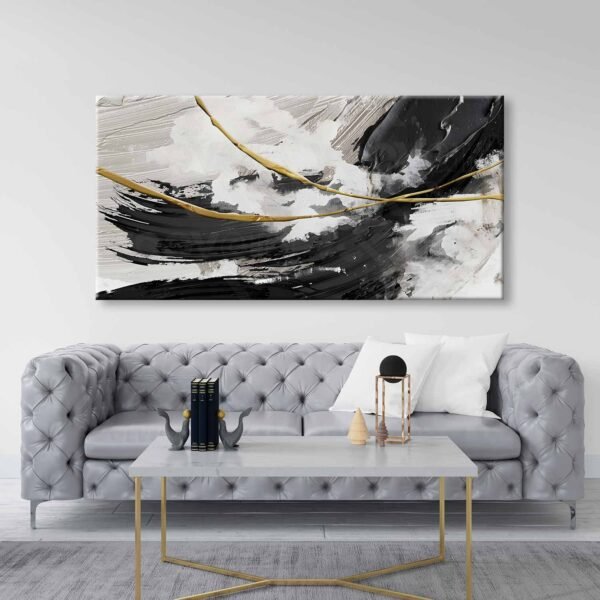 Soyut Dekoratif Kanvas Tablo - VOOV2464