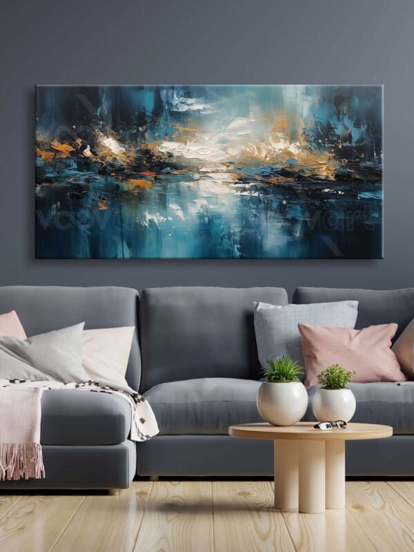 Soyut Dekoratif Kanvas Tablo - VOOV2474