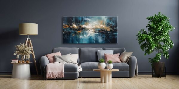 Soyut Dekoratif Kanvas Tablo - VOOV2474