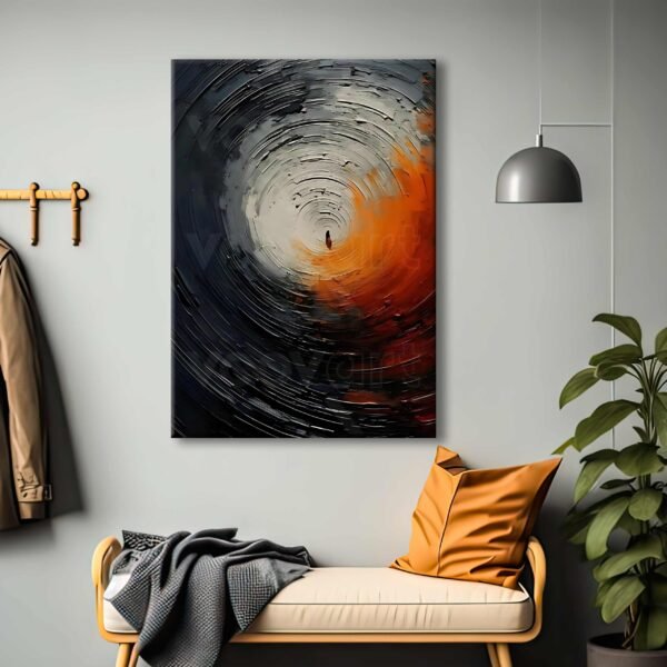 Soyut Derinlik Dekoratif Kanvas Tablo - VOOV2482