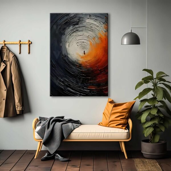 Soyut Derinlik Dekoratif Kanvas Tablo - VOOV2482