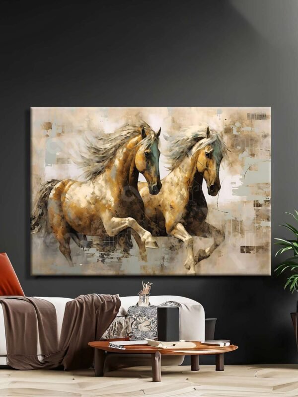 Horses Dekoratif Kanvas Tablo - VOOV2500
