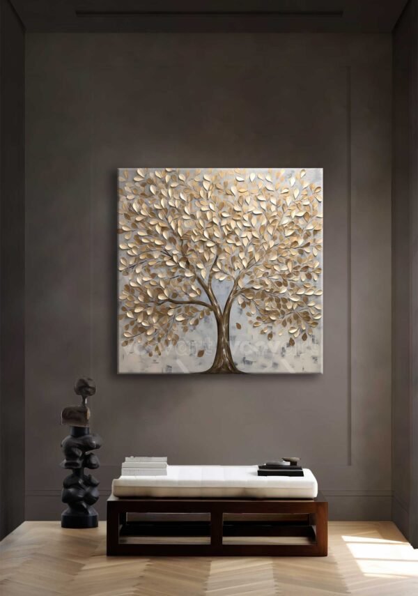 Abstract Art Tree Dekoratif Kanvas Tablo - VOOV2506