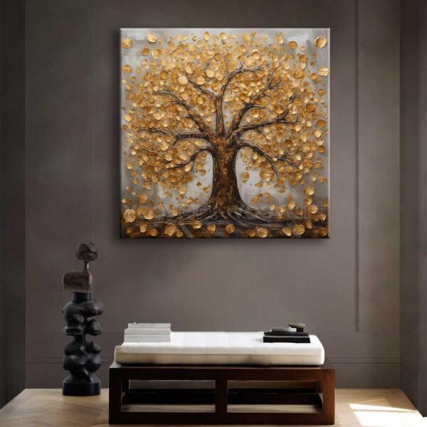 Abstract Art Tree Dekoratif Kanvas Tablo - VOOV2507