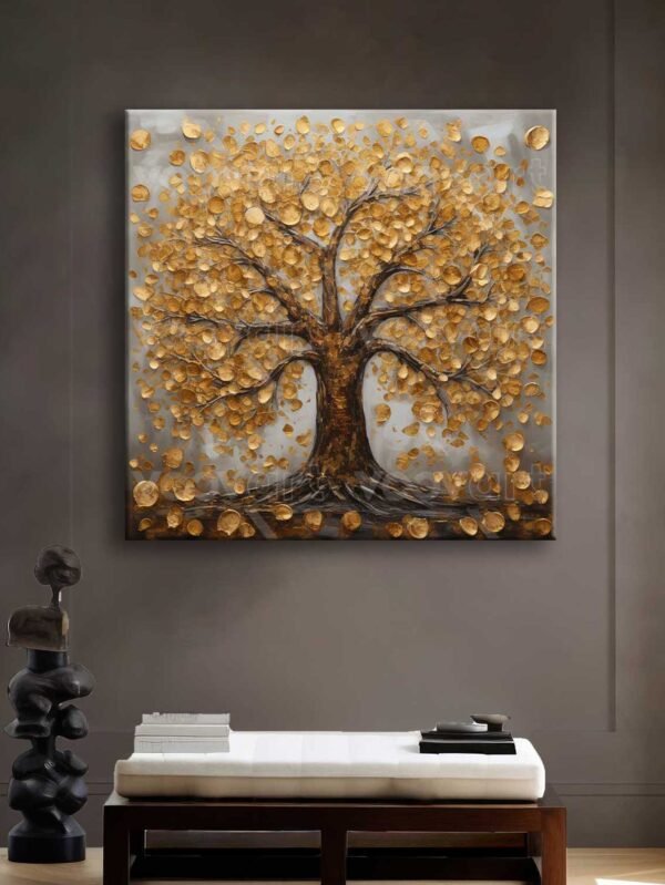 Abstract Art Tree Dekoratif Kanvas Tablo - VOOV2507