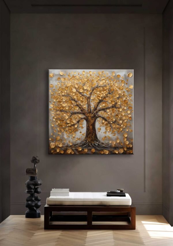 Abstract Art Tree Dekoratif Kanvas Tablo - VOOV2507