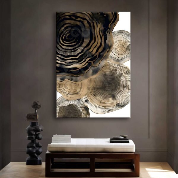 Abstract Art Dekoratif Kanvas Tablo - VOOV2520