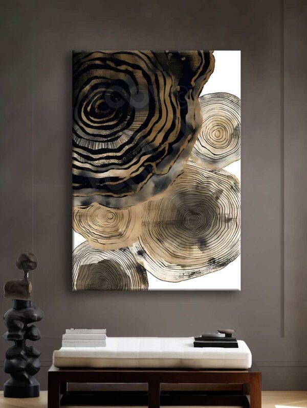 Abstract Art Dekoratif Kanvas Tablo - VOOV2520