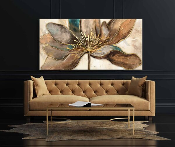 Muhteşem CENNET ÇİÇEĞİ Kanvas Tablo - VOOV2525