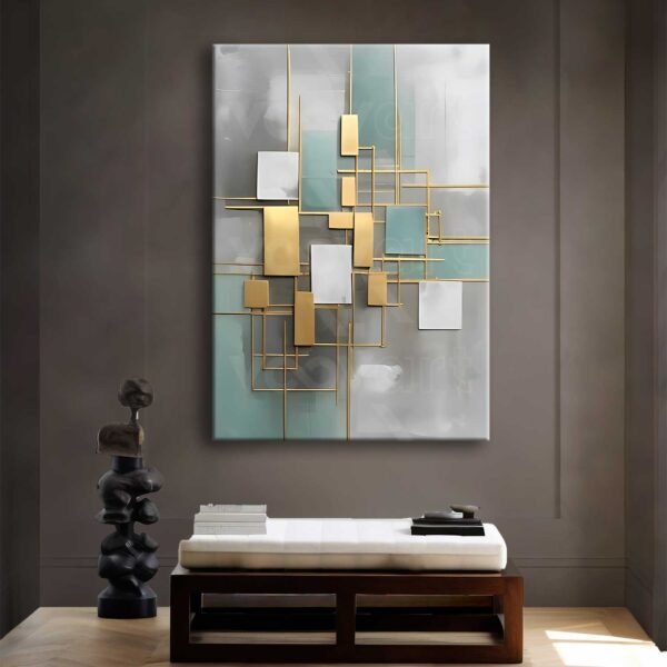 Abstract Art Dekoratif Kanvas Tablo - VOOV2526