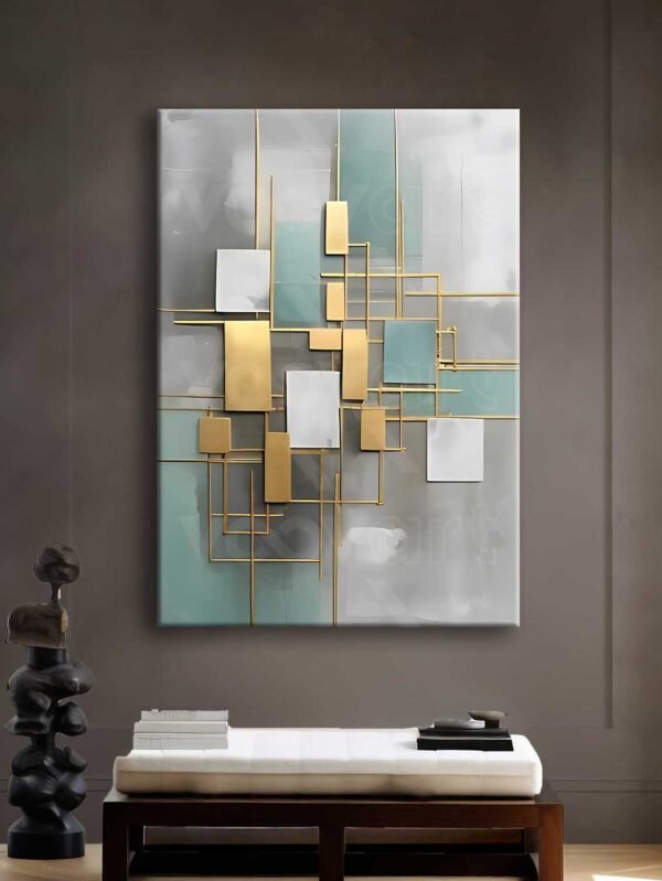 Abstract Art Dekoratif Kanvas Tablo - VOOV2526