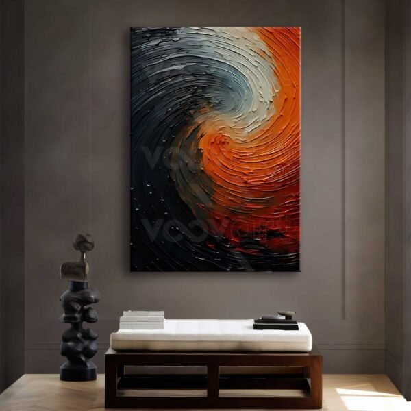 Abstract Art Dekoratif Kanvas Tablo - VOOV2540