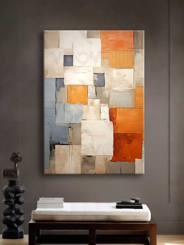 Abstract Art Dekoratif Kanvas Tablo - VOOV2544