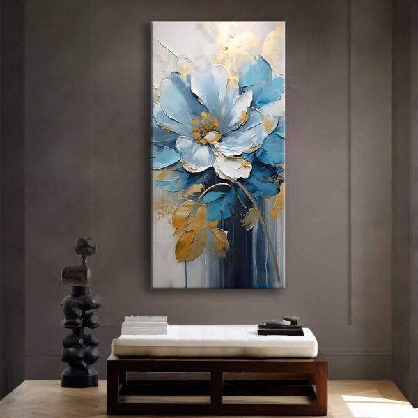 Abstract Art Flower Dekoratif Kanvas Tablo - VOOV2550