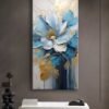 Abstract Art Flower Dekoratif Kanvas Tablo - VOOV2550