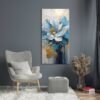 Abstract Art Flower Dekoratif Kanvas Tablo - VOOV2550