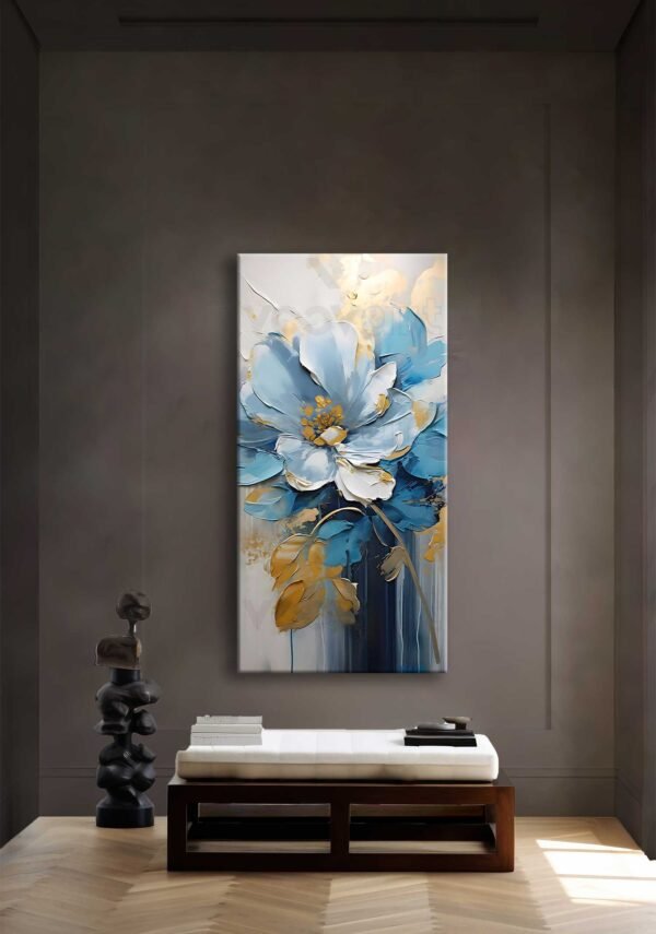 Abstract Art Flower Dekoratif Kanvas Tablo - VOOV2550