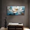 Abstract Art Flower Dekoratif Kanvas Tablo - VOOV2554