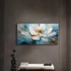 Abstract Art Flower Dekoratif Kanvas Tablo - VOOV2554