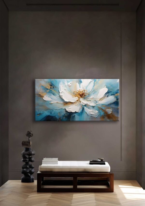 Abstract Art Flower Dekoratif Kanvas Tablo - VOOV2554