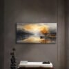 Nostalji Gün Batımı Dekoratif Kanvas Tablo - VOOV2567