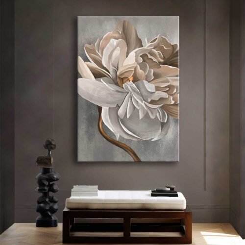 Dekoratif Çiçek Kanvas Tablo - VOOV2571