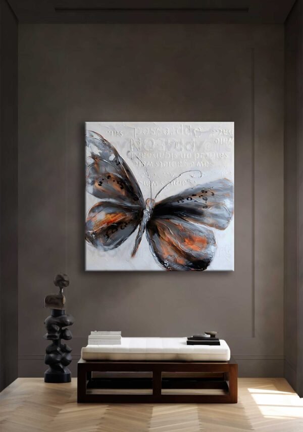 Dekoratif Kelebek Kanvas Tablo - VOOV2617