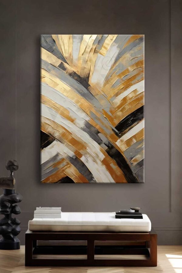 Soyut Dekoratif Kanvas Tablo - VOOV2623