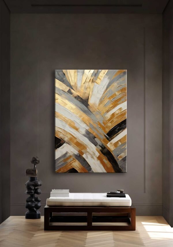 Soyut Dekoratif Kanvas Tablo - VOOV2623