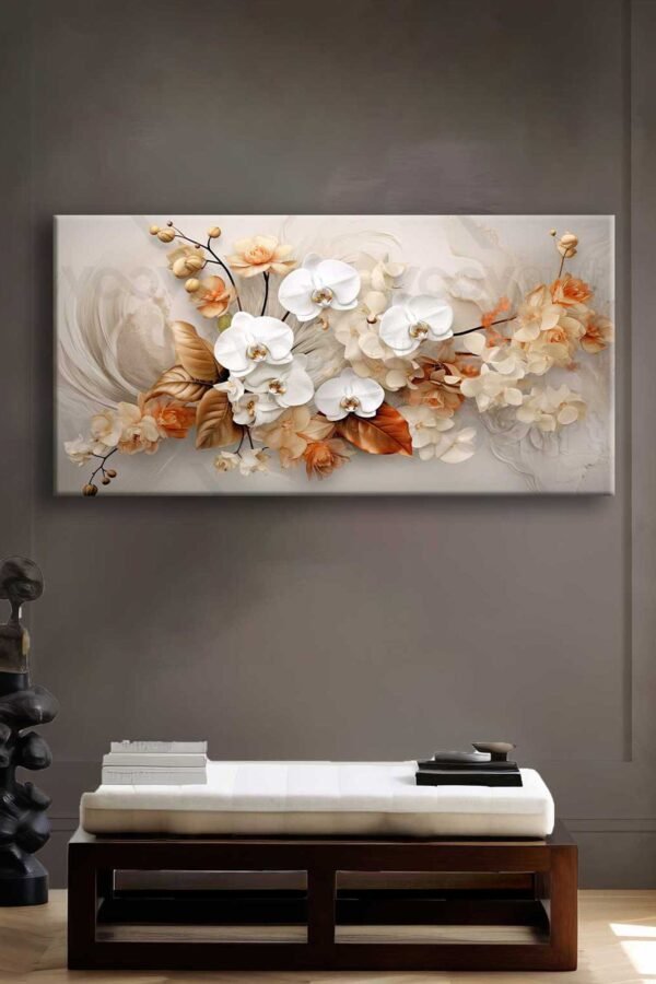 Muhteşem Orkideler Dekoratif Kanvas Tablo - VOOV2625