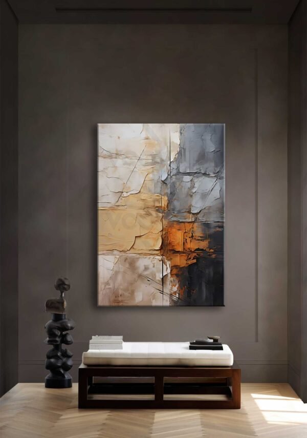 Soyut Dekoratif Kanvas Tablo - VOOV2630