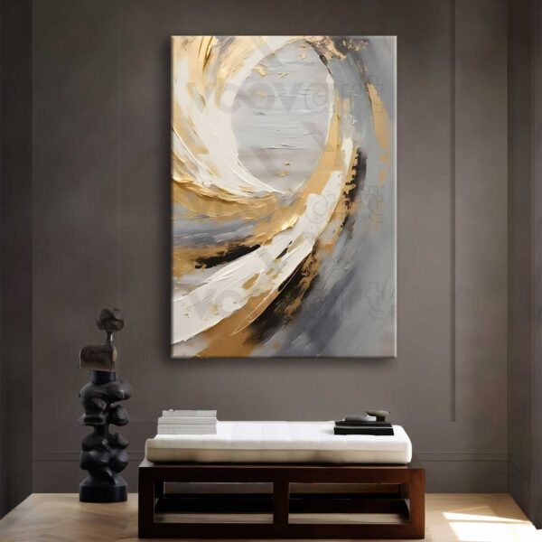 Soyut Dekoratif Kanvas Tablo - VOOV2641